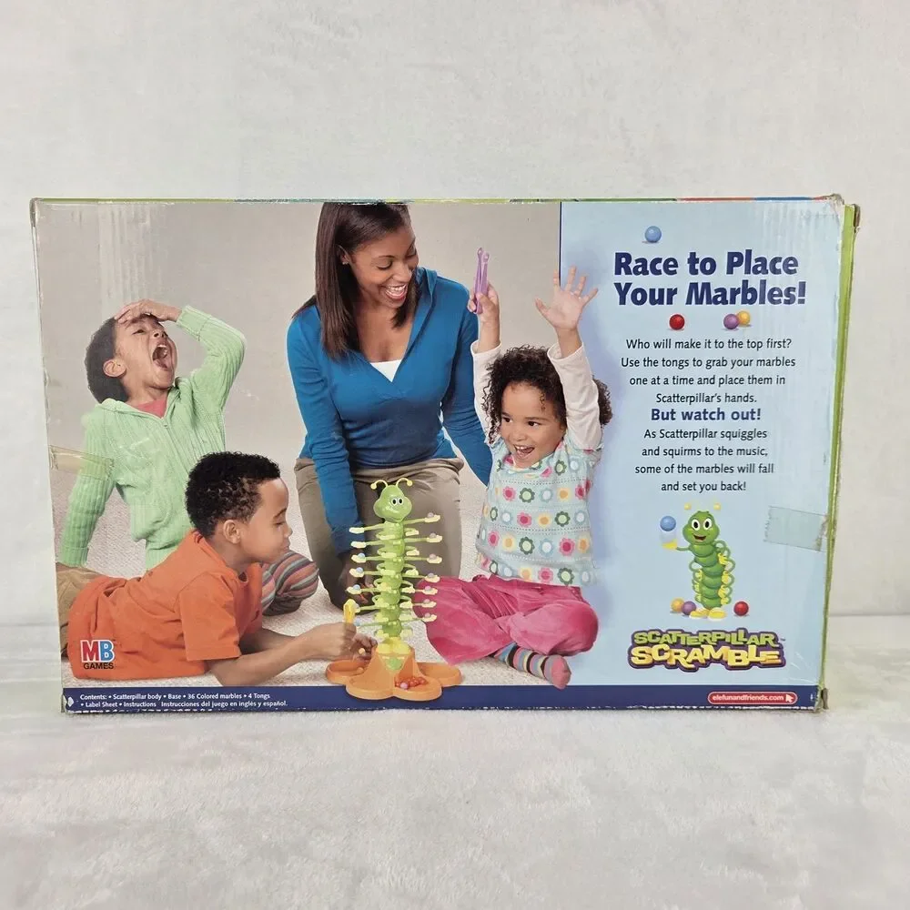 2008 Scatterpillar Scramble MB Games Tested Complete Tested Working Hasbro